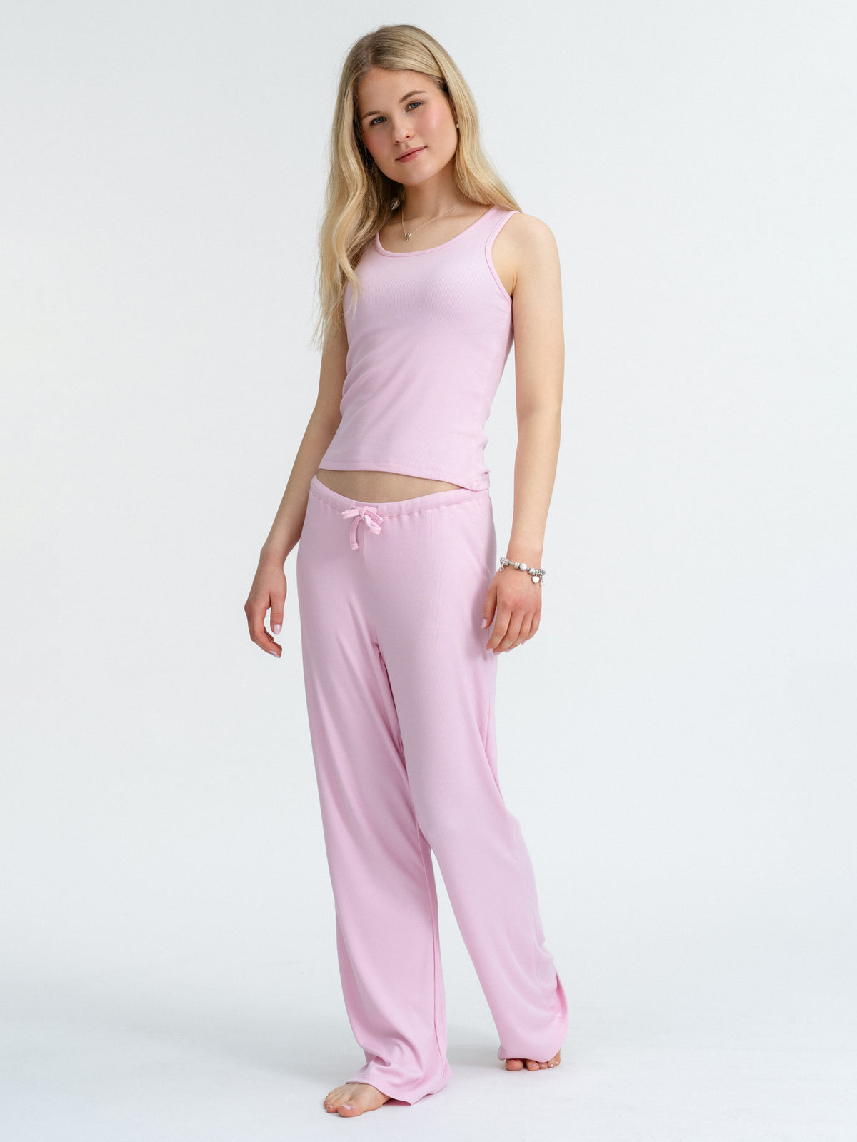 Joluun Kristin Pyjamahose Damen in rose - Personal Seep Set zum zusammenstellen