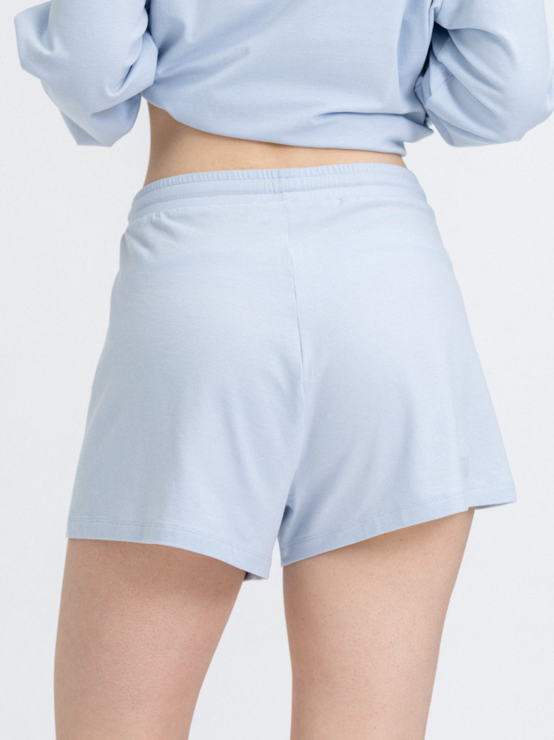 Joluun studio Julie Pyjama Shorts ice blue - Damen Pyjama atmungsaktiv und leicht wie eine zweite Haut
